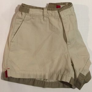 Chazzz two tone olive & tan shorts